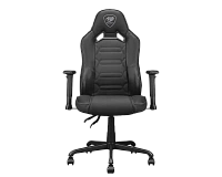 Scaun Gaming Cougar Fusion S, PVC Piele, Negru