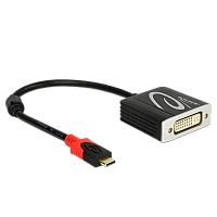 Adaptor Video APC Electronic APC-631003, Type-C - DVI-D (F), 0,1m, Negru