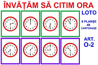 O-2 Joc Loto Învăţăm să citim ora