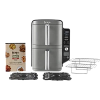 Friteuză cu aer cald Ninja Double Stack XL SL400EU, Gri