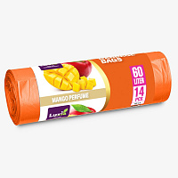 LUXIA Pungi p/u gunoi cu urechi 60 L 14 buc. cu aroma mango LUX-4075  /30