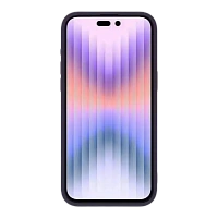 Husă Nillkin iPhone 15 Pro Max, CamShield Silky Silicone, Dark Purple