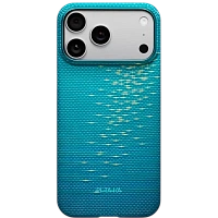 Husă Pitaka Ultra-Slim pentru Apple iPhone 17 Pro Max, Lucid Blue
