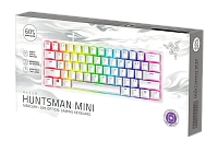 Tastatură RAZER Huntsman Mini, Cu fir, Alb