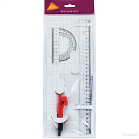 Set rigle 3 buc + compas  408  RIO/Fatih  1/24