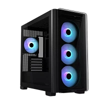 Carcasă PC ASUS A23 PLUS TG ARGB, Mini-Tower, Negru