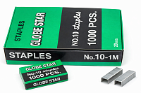 Set 10 x Capse pentru capsator, N10, 1000 bucati x 10, capse metalice rezistente, profesionale, pentru documente groase