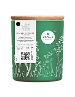 Aroma Lumanare cu Seminte si Aroma de Flori de Vara 150g