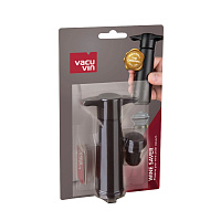 Vacu Vin Wine Saver Concerto Stopper Black