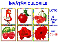 CL-16 Joc Loto Învăţăm culorile