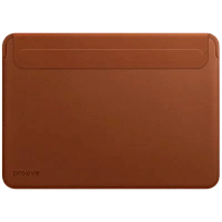 Husă pentru laptop Proove Leather Sleeve pentru MacBook, 16.2", Cafeniu