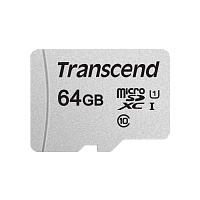 Card de Memorie Transcend MicroSDXC Class 10, 64GB (TS64GUSD300S-A)