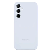 Husă Samsung Silicone Cover pentru Galaxy A35, Albastru deschis