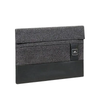 Husă universală pentru Laptop RivaCase Lantau, 13", Poliester, Negru