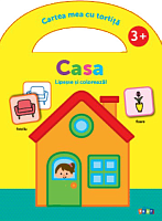 Casa 3+, lipeste si coloreaza!