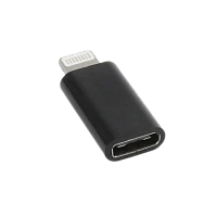 Audio Adaptor Cablexpert A-USB-CF8PM-01, Lightning - USB Type-C, Negru