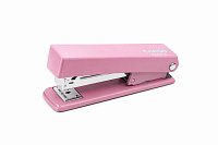 Capsator DL, 12 file, roz, compatibil capse N24/6, capsator pentru scoala si birou