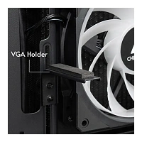 Carcasă PC Chieftec Vista, Midi-Tower, Fără PSU, Negru