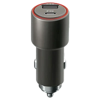 Incărcător auto Forever 2x Type-C QC3.0+PD (30W), 30W, Gri