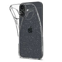 Husă Spigen iPhone 16 Plus Liquid Crystal, Cristal cu sclipici