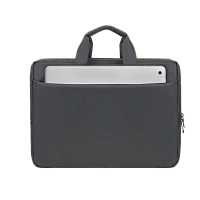 Geantă pentru Laptop Rivacase Central, 15.6", Poliester, Gri