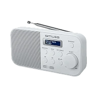 Radio portabil MUSE M-109 DBW, Alb