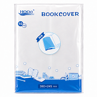 Set 10 coperti transparente, 360x245 mm, protectii plastic pentru caiete, manuale scolare si documente