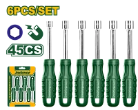 Set șurubelnițe tubulare 6 bucăți (5-10mm) JDSS24T6 Jadever