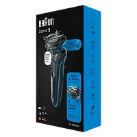 Aparat de ras electric Braun 51-B1000s, Negru | Albastru