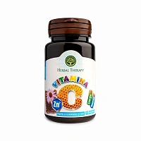 Vitamina C 100 mg, cu Propolis, Echinacea și Zinc - Ameliorarea simtomelor răcelii, 60 comprimate masticabile