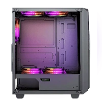 Carcasă PC Gamemax Revolt, Midi-Tower, Fără PSU, Negru