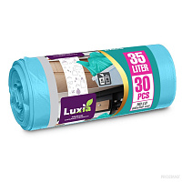 LUXIA Pungi p/u gunoi cu urechi 35 L 30 buc. turcoaz LUX-4014  /28