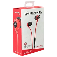 Căști gaming HyperX Cloud Earbuds II, Cu fir, Roșu