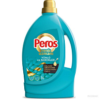 PEROS Detergent lichid p/u spalare automat si manual 3000 ml (Pentru lina  si tesaturi delicate)