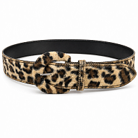Curea damă cu print leopard