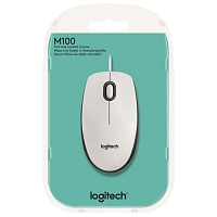 Mouse Logitech M100, Alb