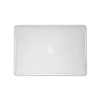 Husă pentru laptop Tech Protect Smartshell Macbook Air 13 (2018-2020), 13", Policarbonat, Glitter Clear