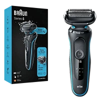 Aparat de ras electric Braun 51-M1000s, Negru | Albastru
