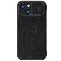 Husă tip carte Nillkin iPhone 15 Pro Max - Qin Pro, Negru