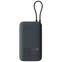 Acumulator extern Xiaomi BHR9740GL, 20000mAh, Gri închis