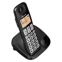 Telefon DECT Panasonic KX-TGE110, Negru