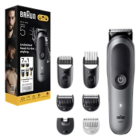 Trimmer pentru bărbați Braun AIO5520, Gri