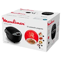 Aparat de gătit multifuncțional Moulinex MK611832, Negru
