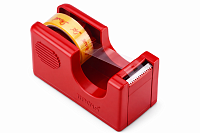 Dispenser banda adeziva 19mm, suport de masa pentru banda adeziva, taietor metalic, pentru birou si scoala, taiere usoara, baza stabila