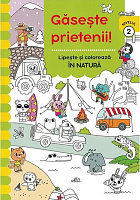 Gaseste Prieteni! Lipeste si coloreaza In Natura