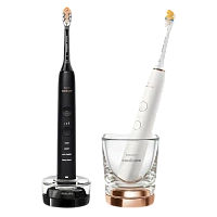 Periuța de dinți electrică sonică Philips HX9914/69, Negru | Aur Roz