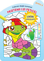 Colorez dupa numere. Prietenii lui Peticel