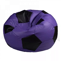 BeanBag Minge marimea"L",culoarea violet cu negru din ecopiele