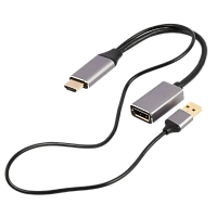 Adaptor Cablexpert A-HDMIM-DPF-02, HDMI (M) - DisplayPort (M), 0.1 m, Negru