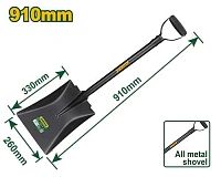 Lopată din oțel 910mm JDSE3344 Jadever